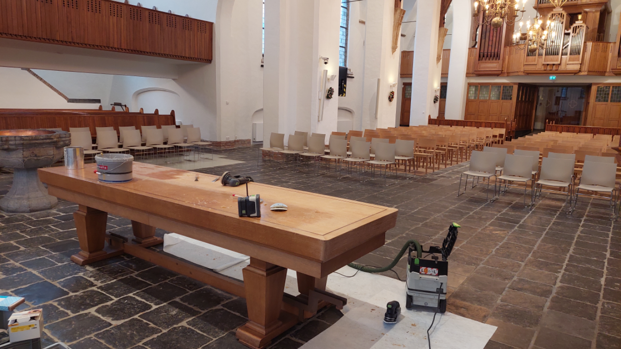 Renovatie Altaartafel